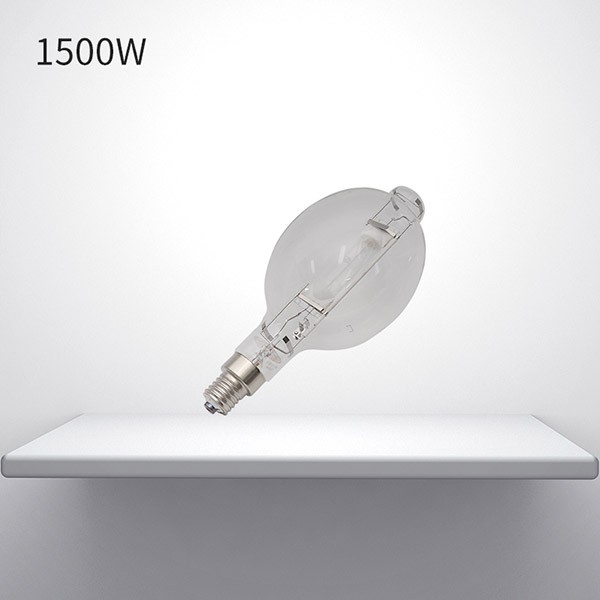 Upwater metal halide lamp hard glass