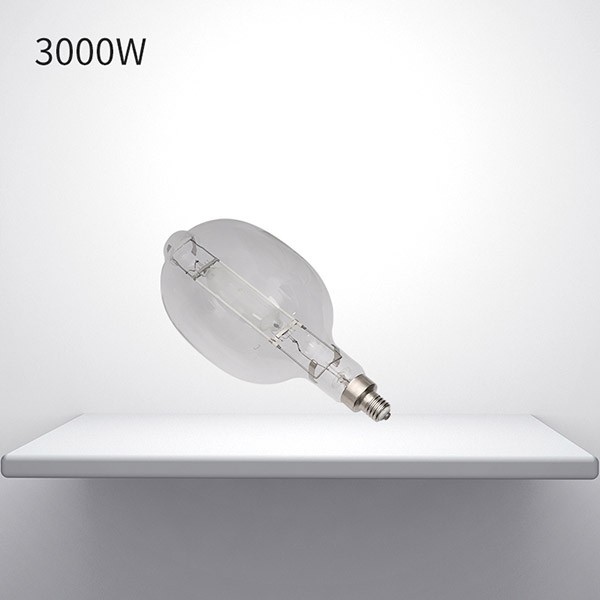 Upwater metal halide lamp hard glass